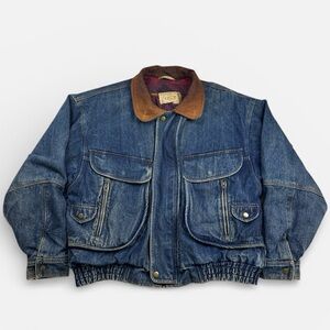 Vintage Levi’s Western Wear Denim Bomber Jacket